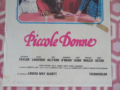 PICCOLE DONNE / Little Women ITALIAN LOCANDINA (27.5"x 13") POSTER 1949