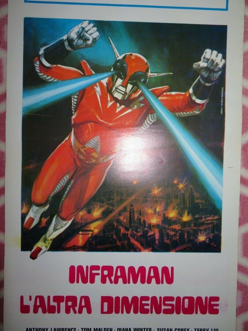 Infra-Man ITALIAN LOCANDINA (27.5"x 13") POSTER SHAW BROTHERS 1976