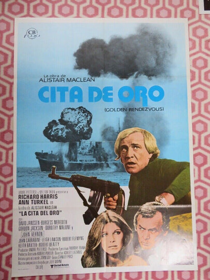 CITA DE ORO / Golden Rendezvous SPANISH (39.5"X 27.5") ROLLED POSTER 1977