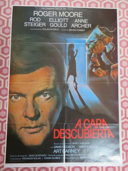 The Naked Face cannon SPANISH (39.5"X 27.5") ROLLED POSTER ROGER MOORE 1984