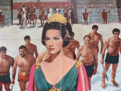 Triumph of the Ten Gladiators ITALIAN PHOTOBUSTA POSTER DAN YADIS  1964