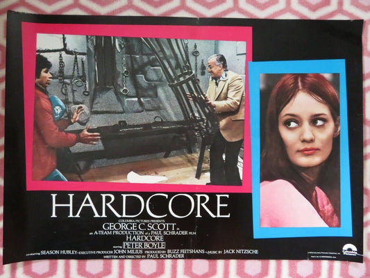 HARDCORE-A ITALIAN PHOTOBUSTA POSTER GEORGE C.SCOTT PETER BOYLE 1979