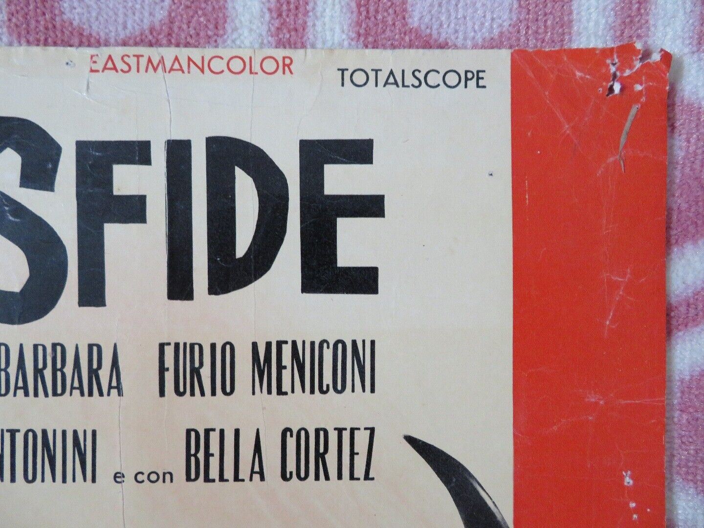 LE SETTE SFIDE/ The Seven Revenges-E  ITALIAN PHOTOBUSTA POSTER ED FURY 1961