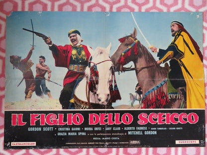 Kerim, Son of the Shei-B ITALIAN PHOTOBUSTA POSTER GORDON SCOTT 1962