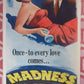 MADNESS OF THE HEART US INSERT (14"x 36") POSTER MARGARET LOCKWOOD M REED 1950