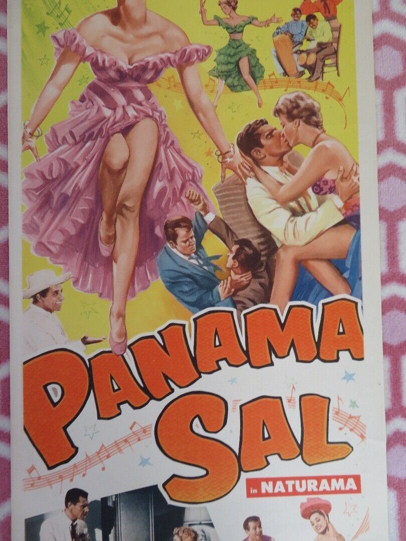 PANAMA SAL US INSERT (14"x 36") POSTER ELENA VERDUGO EDWARD KEMMER 1957