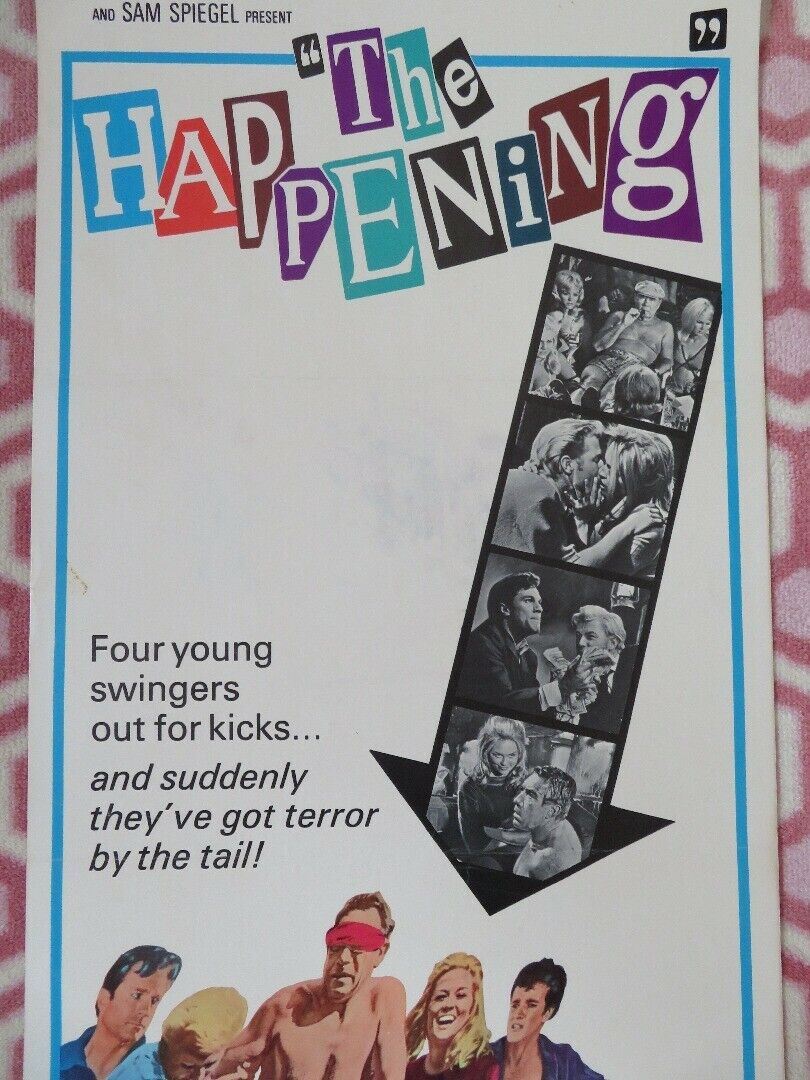 THE HAPPENING  US INSERT (14"x 36") POSTER ANTHONY QUINN MICHAEL PARKS 1967