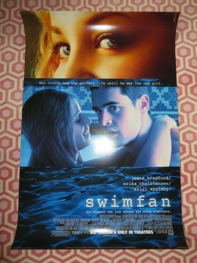 SWIMFAN VERSION A  US ONE SHEET ROLLED POSTER JESSE BRADFORD KATE BURTON 2002