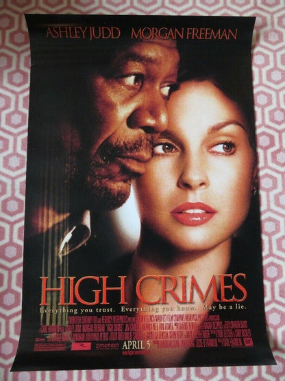 HIGH CRIMES VERSION A  US ONE SHEET ROLLED POSTER A JUDD MORGAN FREEMAN 2002