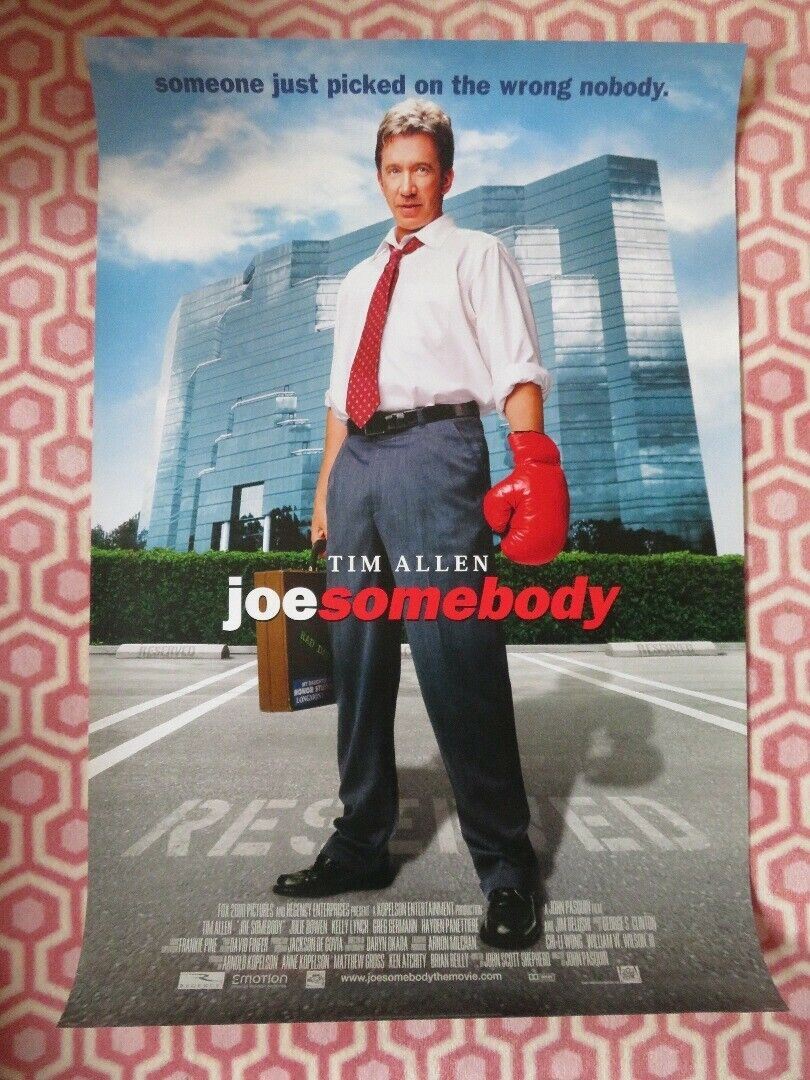 JOE SOMEBODY US ONE SHEET ROLLED POSTER TIM ALLEN 2001