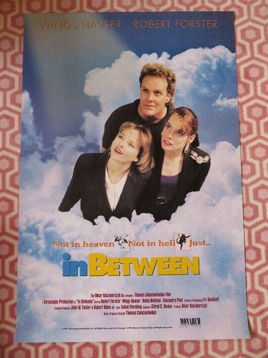 IN BETWEEN  US ONE SHEET ROLLED POSTERWINGS HAUSER ROBERT FORSTER 1991