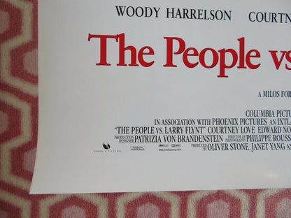 THE PEOPLE VS. LARRY FLYNT US ONE SHEET ROLLED POSTER WOODY HARRELSON 1996