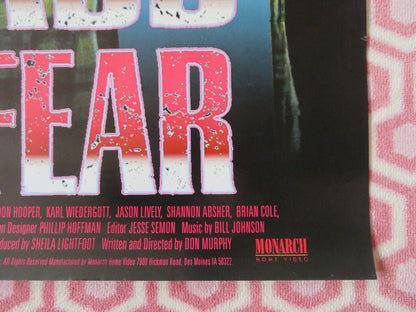 CLASS OF FEAR / MONDAY MORNING US ONE SHEET ROLLED POSTER NOAH BLAKE 1990