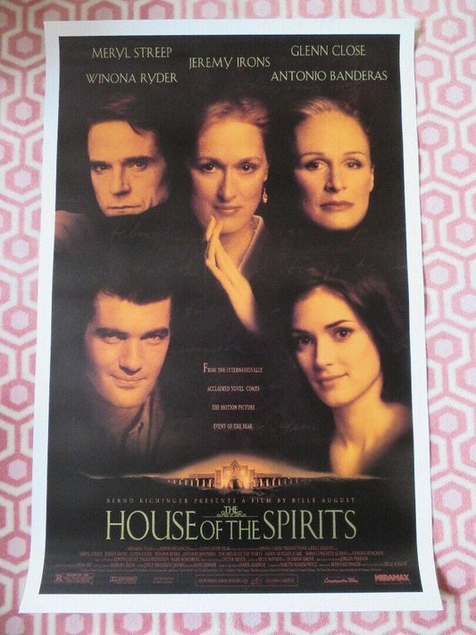 HOUSE OF SPIRITS  US ONE SHEET ROLLED POSTER WINONS RYDER GLENN CLOSE 1993