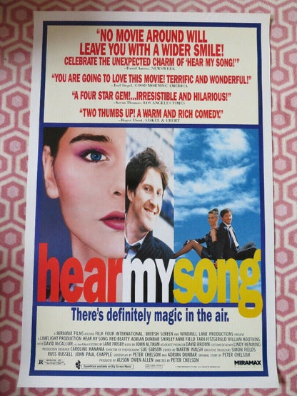 HEAR MY SONG  US ONE SHEET ROLLED POSTER NED BEATTY ADRIAN DUNBAR 1991