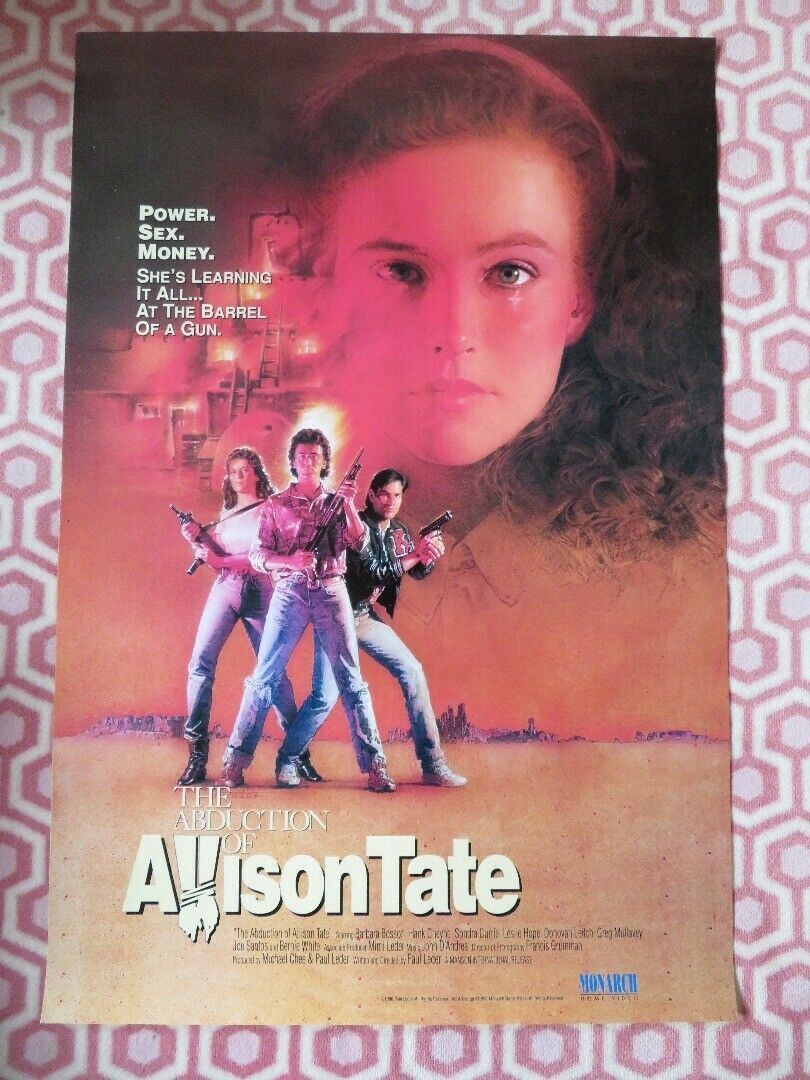 THE ABDUCTION OF ALLISON TATE US ONE SHEET ROLLED POSTER