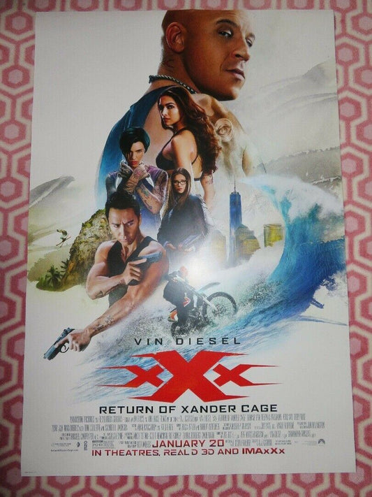 XXX: RETURN OF XANDER CAGE US ONE SHEET ROLLED POSTER VIN DIESEL 2017