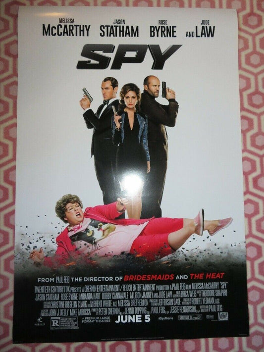 SPY VERSION B US ONE SHEET ROLLED POSTER MELISSA MCCARTHY JASON STATHAM 2015