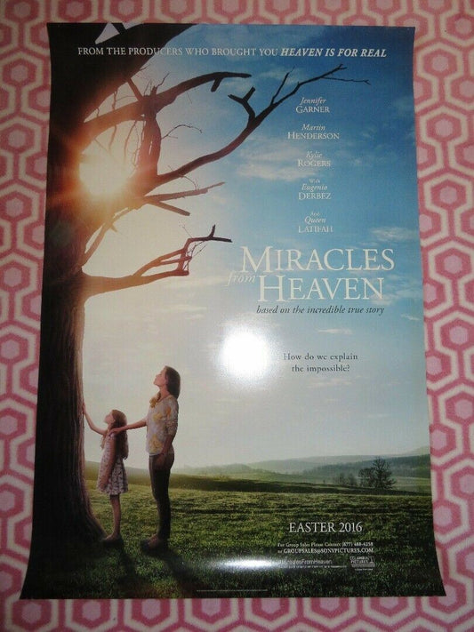 MIRACLES FROM HEAVEN US ONE SHEET ROLLED POSTER JENNIFER GARNER 2016