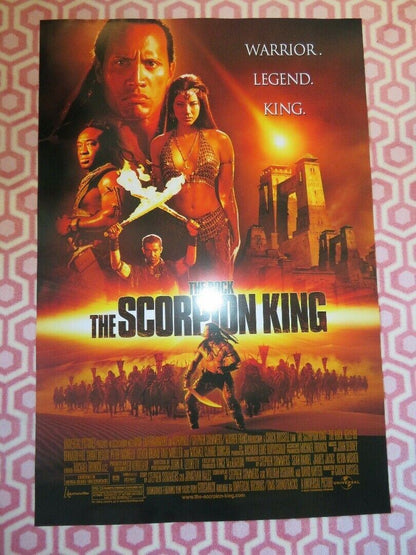 THE SCORPION KING US ONE SHEET ROLLED POSTER DWAYNE 'ROCK' JOHNSON 2002