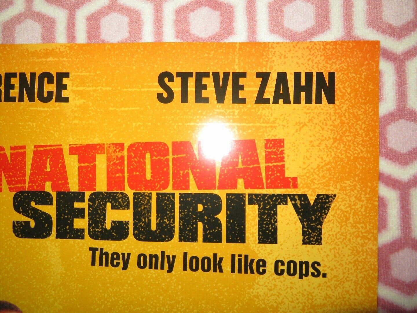 NATIONAL SECURITY US ONE SHEET ROLLED POSTER MARTIN LAWERENCE STEVE ZAHN 2003