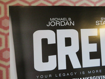 CREED  US ONE SHEET ROLLED POSTER MICHAEL B.JORDAN SYLVESTER STALLONE 2015