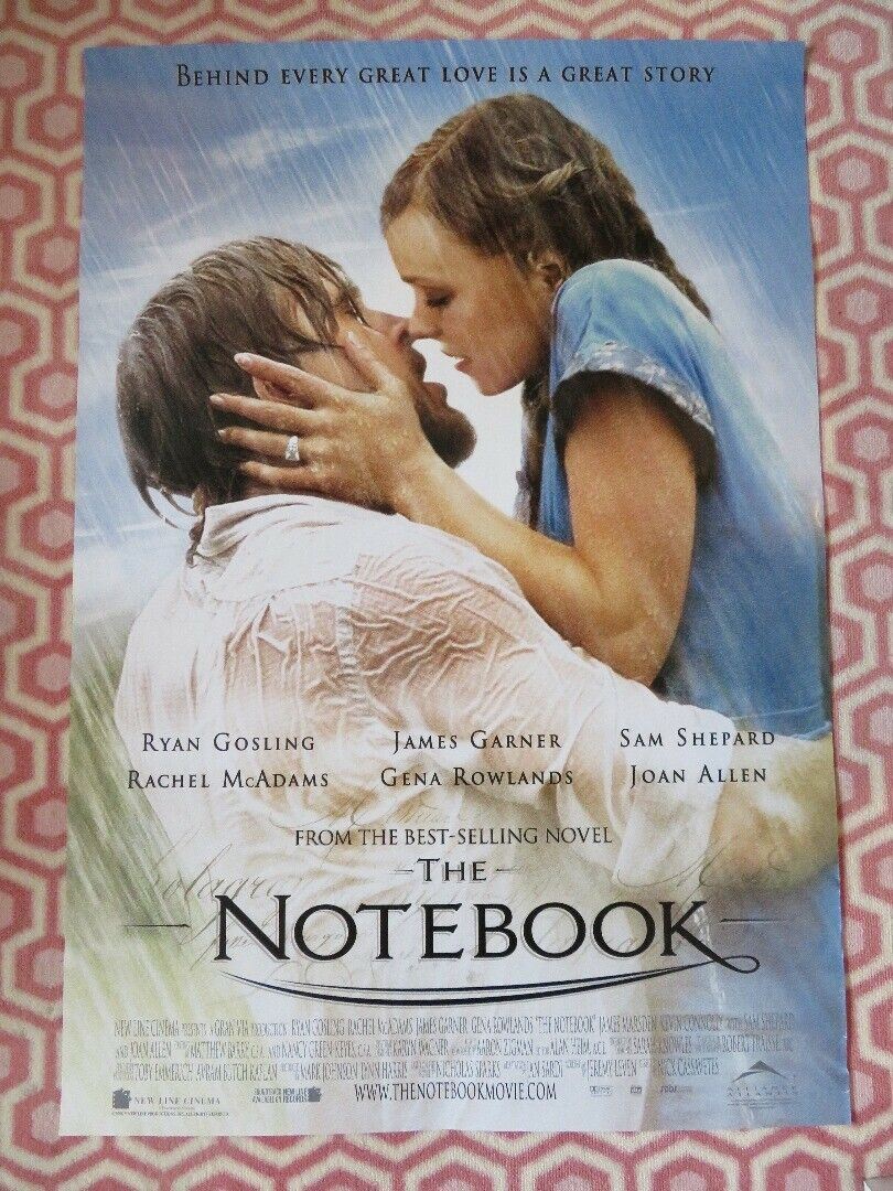 NOTEBOOK US ONE SHEET ROLLED POSTER RYAN GOSLING RACHEL ADAMS 2004