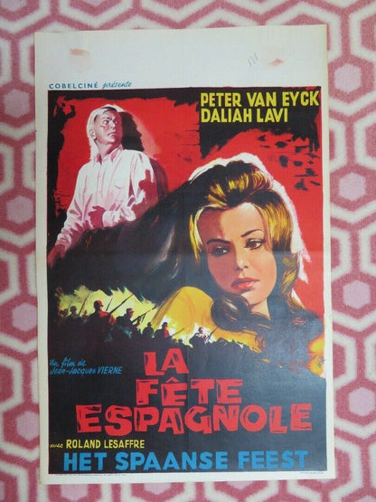 LA FETE ESPAGNOLE / No Time for Ecstasy BELGIUM (21.5"x 14) POSTER DALIAH LAVI