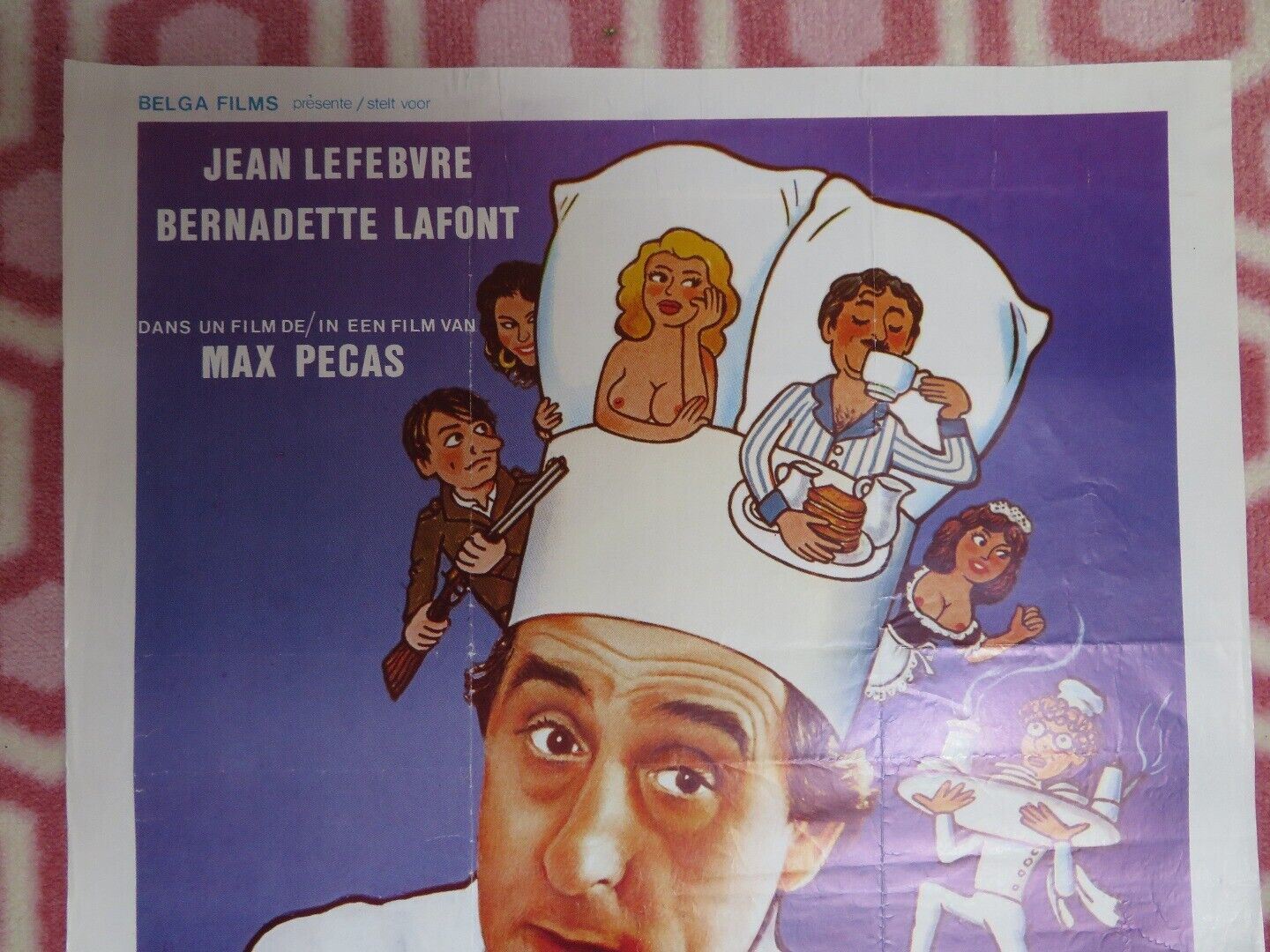 ON N'EST PAS SORTI DE L'AUBERGE..BELGIUM (19.5"x 14.5) POSTER MAX PECAS 1982