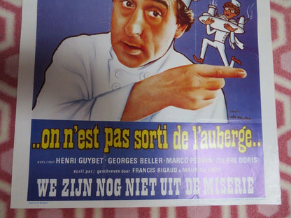 ON N'EST PAS SORTI DE L'AUBERGE..BELGIUM (19.5"x 14.5) POSTER MAX PECAS 1982