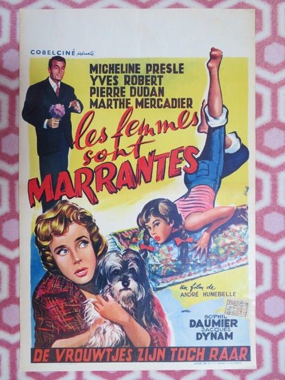 LES FEMMES SONT MARRANTES / Women Are Talkative Funny BELGIUM (21.5"x14) POSTER