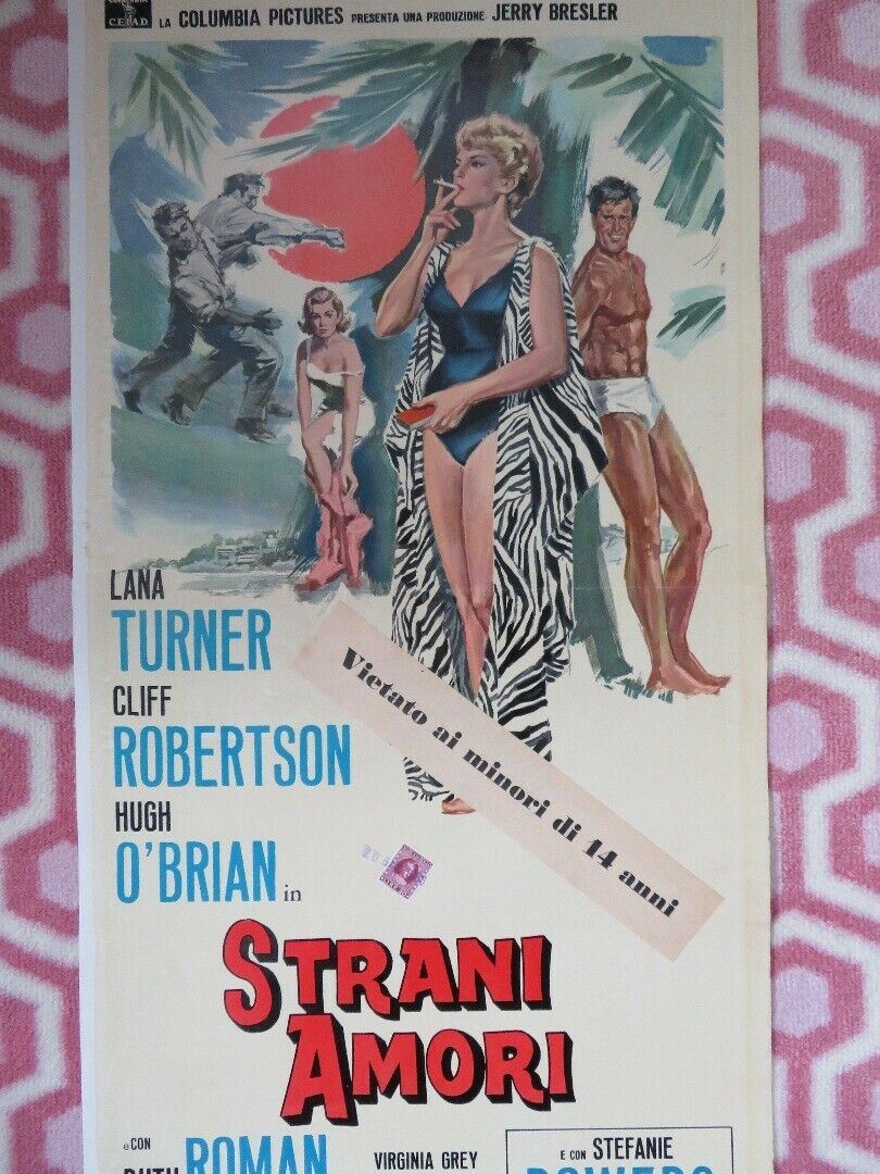 STRANI AMORI/ Love Has Many Faces ITALIAN LOCANDINA (27.5"x 13") POSTER 1965