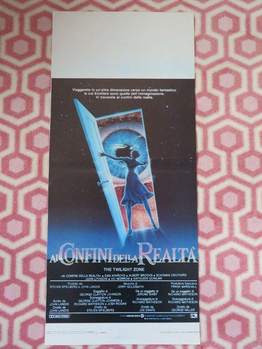 THE TWILIGHT ZONE:THE MOVIE ITALIAN LOCANDINA (27"x12.5") POSTER DAN AYROYD 1983