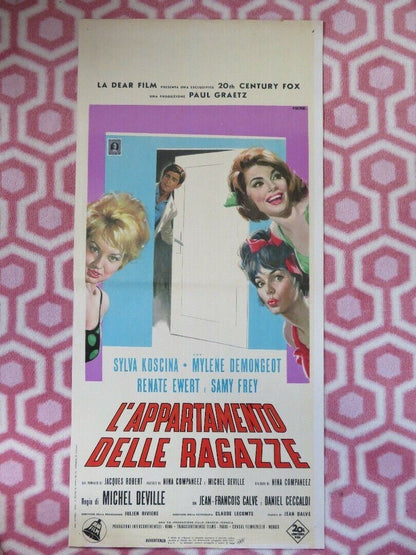 L'APPARTAMENTO DELLE RAGAZZE ITALIAN LOCANDINA (27.5"x 13") POSTER SYLVA KOSCINA