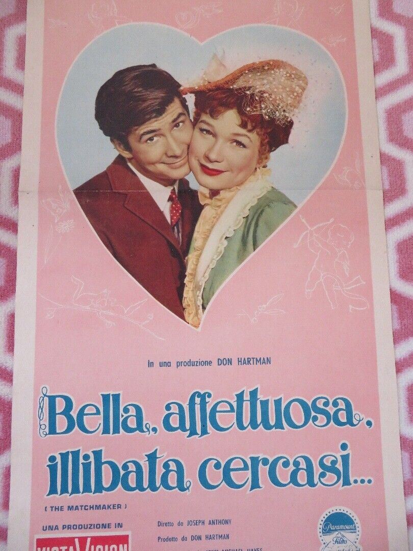 BELLA AFFETTUOSA ILLIBATA CERCASI ITALIAN LOCANDINA (27.5"x 13") POSTER 1958