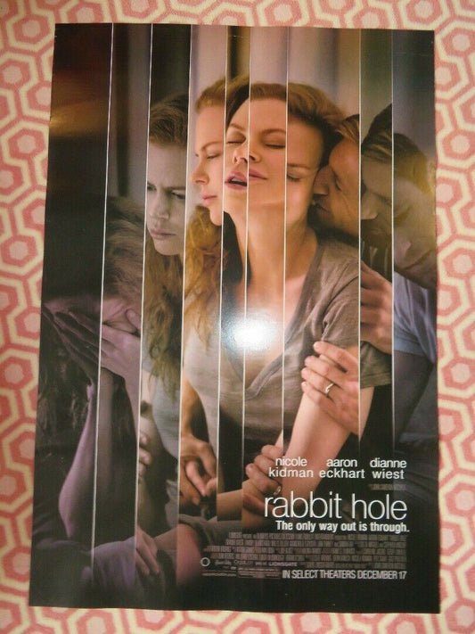 RABBIT HOLE US ONE SHEET ROLLED POSTER NICOLE KIDMAN AARON ECKHART 2010