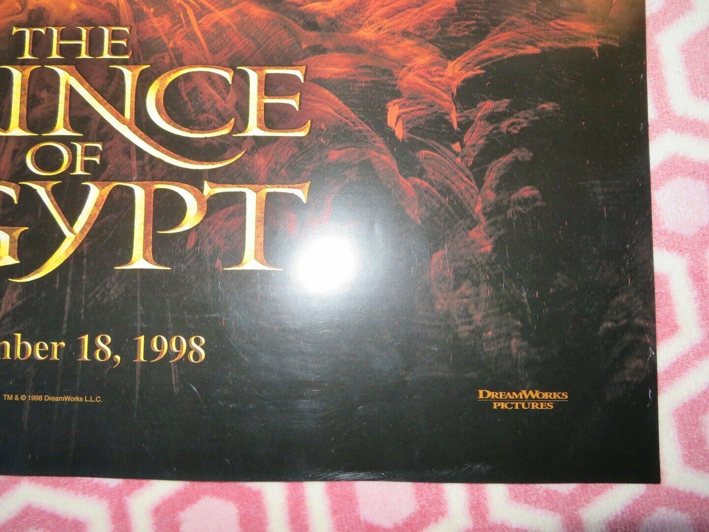 PRINCE OF EGYPT US ONE SHEET ROLLED POSTER VAL KILMER DANNY GLOVER 1998