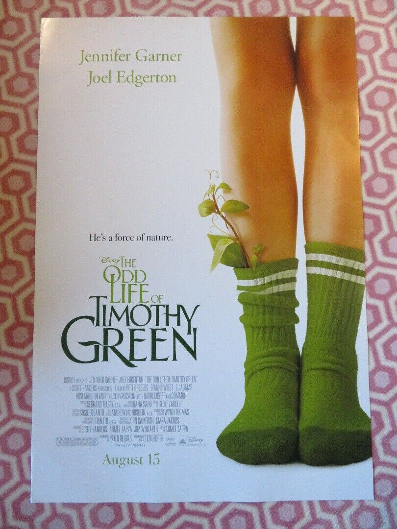 THE ODD LIFE WITH TIMOTHY GREEN US ONE SHEET ROLLED POSTER DISNEY J GARNEr 2012