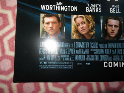 MAN ON A LEDGE  US ONE SHEET ROLLED POSTER ED HARRIS SAM WORTHINGTON 2012