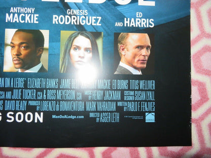 MAN ON A LEDGE  US ONE SHEET ROLLED POSTER ED HARRIS SAM WORTHINGTON 2012