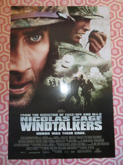 WIND TALKERS-B US ONE SHEET ROLLED POSTER NICOLAS CAGE 2002