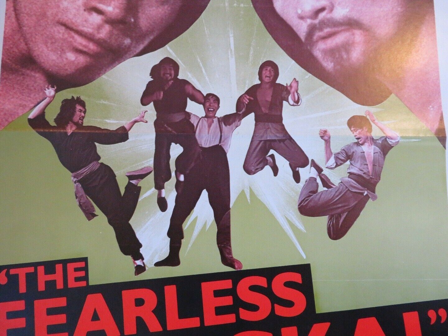 THE FEARLESS JACKAL KUNG FU US ONE SHEET ROLLED POSTER PHILIP KO LEUNG 1982