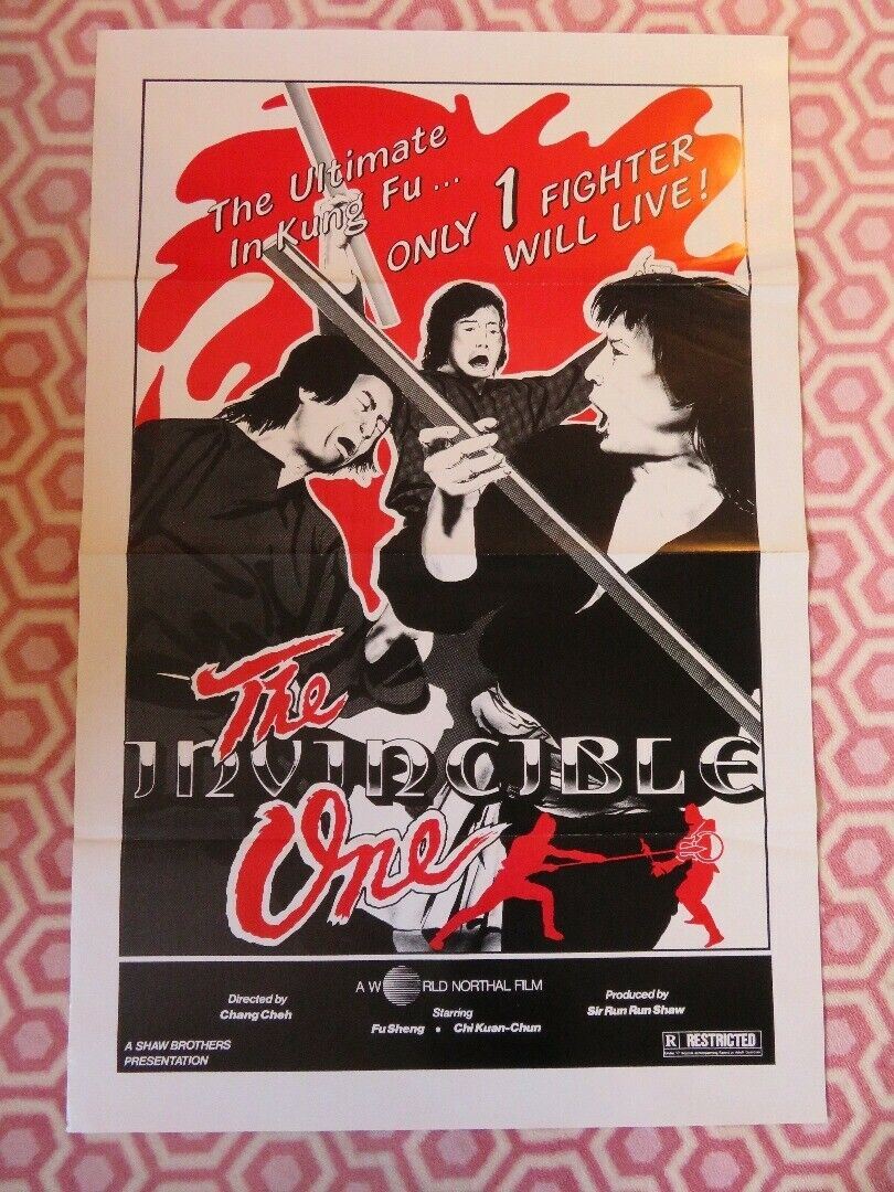 THE INVINCIBLE ONE / Hong quan xiao zi KUNG FU US ONE SHEET ROLLED POSTER 1975