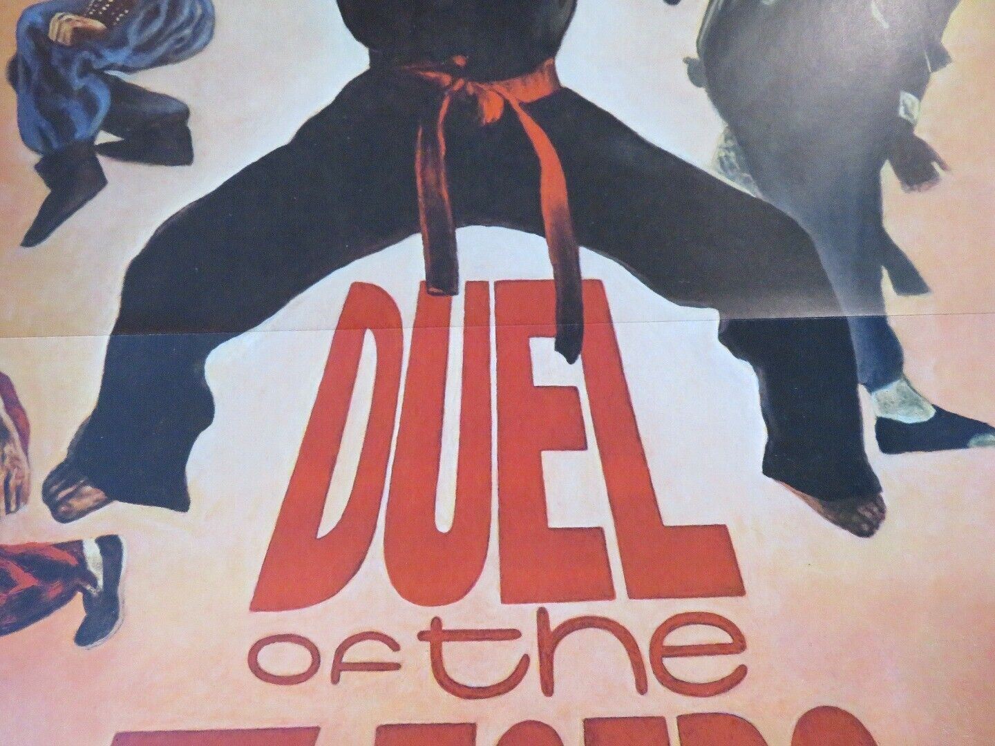 DUEL OF THE 7 TIGERS  KUNG FU US ONE SHEET ROLLED POSTERYANG PAN PAN 1979