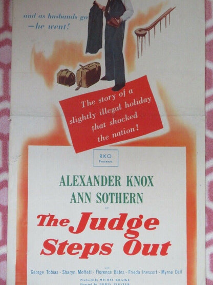 THE JUDGE STEPS OUT  US INSERT (14"x 36") POSTER ALEXANDER KNOX 1948