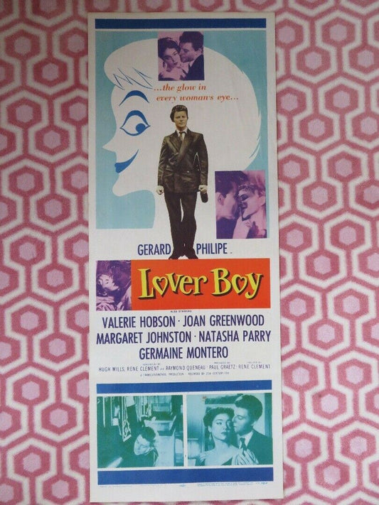 LOVER BOY / Lovers, Happy Lovers! US INSERT (14"x 36")POSTER GERARD PHILIPE '55