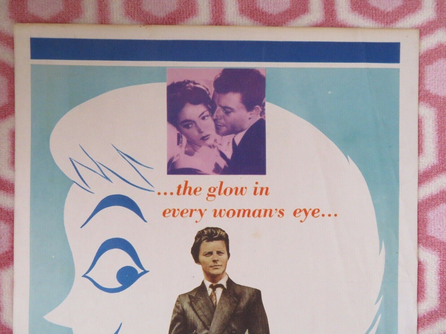 LOVER BOY / Lovers, Happy Lovers! US INSERT (14"x 36")POSTER GERARD PHILIPE '55