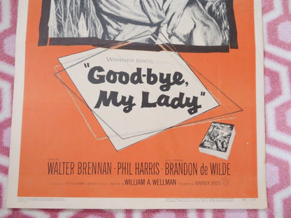 GOOD-BYE MY LADY  US INSERT (14"x 36") POSTER PHIL HARRIS WALTER BRENNAN 1956