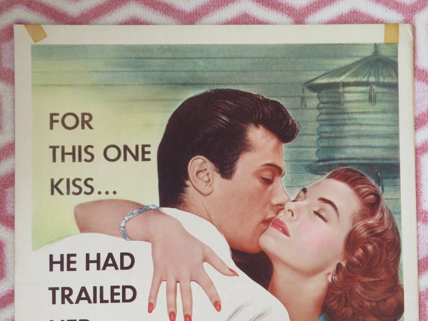 FORBIDDEN  US INSERT (14"x 36") POSTER TONY CURTIS JOANNE DRU 1954