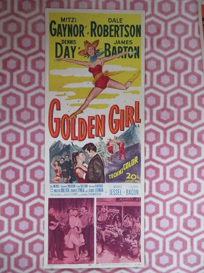 GOLDEN GIRL US INSERT (14"x 36") POSTER MITZI GAYNOR DENNIS DAY 1951